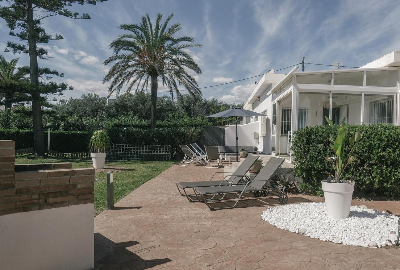 Vinarós Casa Vesalia A 1A Linea De Mar Con Aa Y Wi-Fi. 빌라 외부 사진