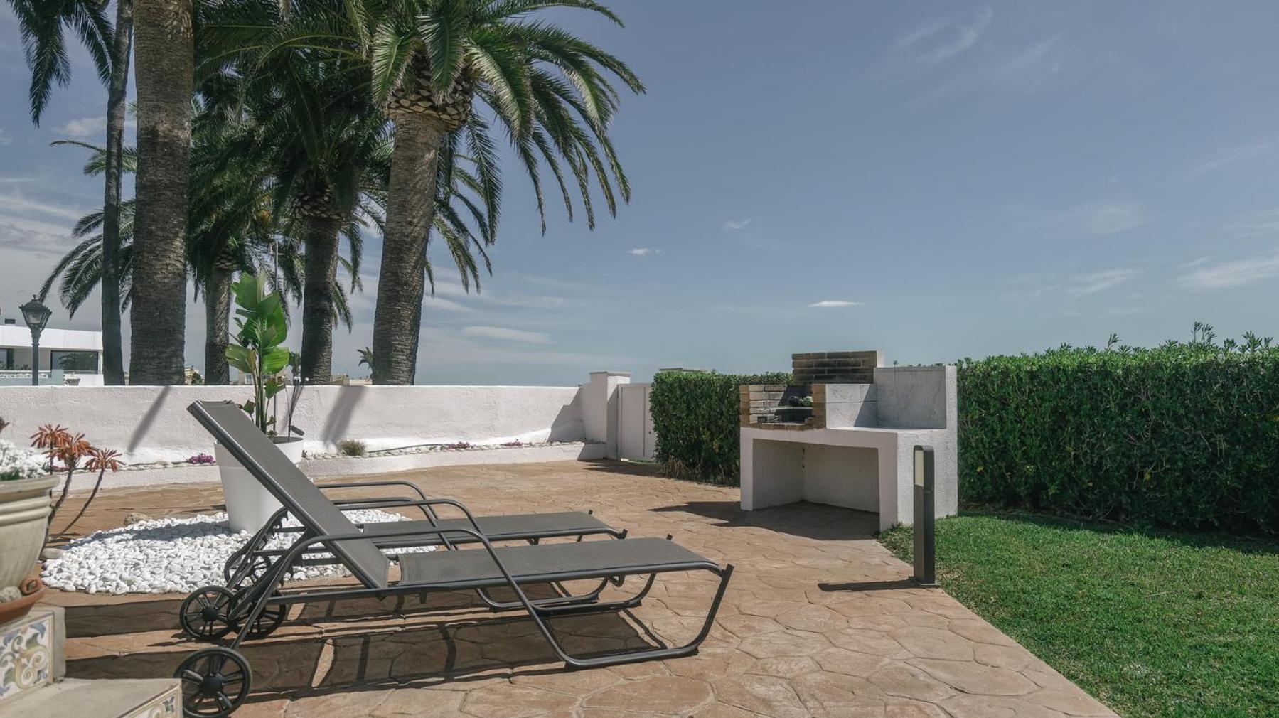 Vinarós Casa Vesalia A 1A Linea De Mar Con Aa Y Wi-Fi. 빌라 외부 사진