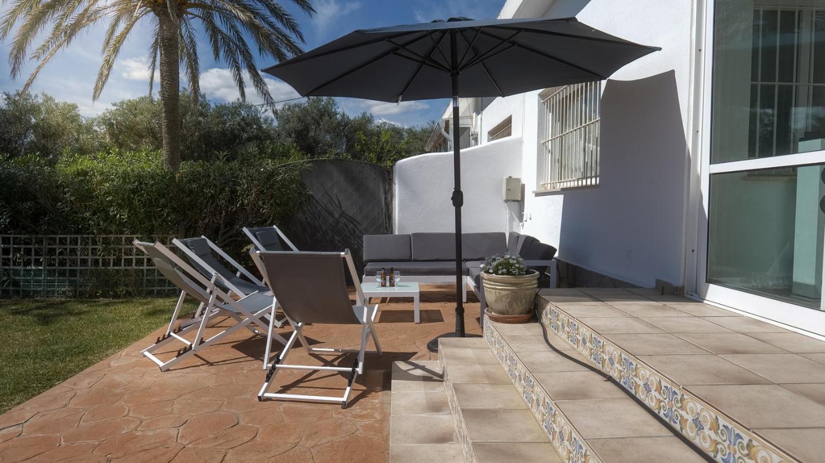Vinarós Casa Vesalia A 1A Linea De Mar Con Aa Y Wi-Fi. 빌라 외부 사진